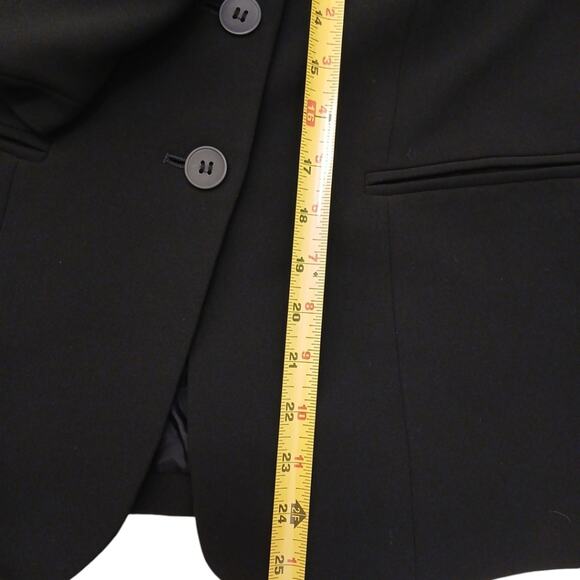 Jones New York Suit Jacket Sz 10P Black Career Preppy Collection Platinum Power - Picture 11 of 12